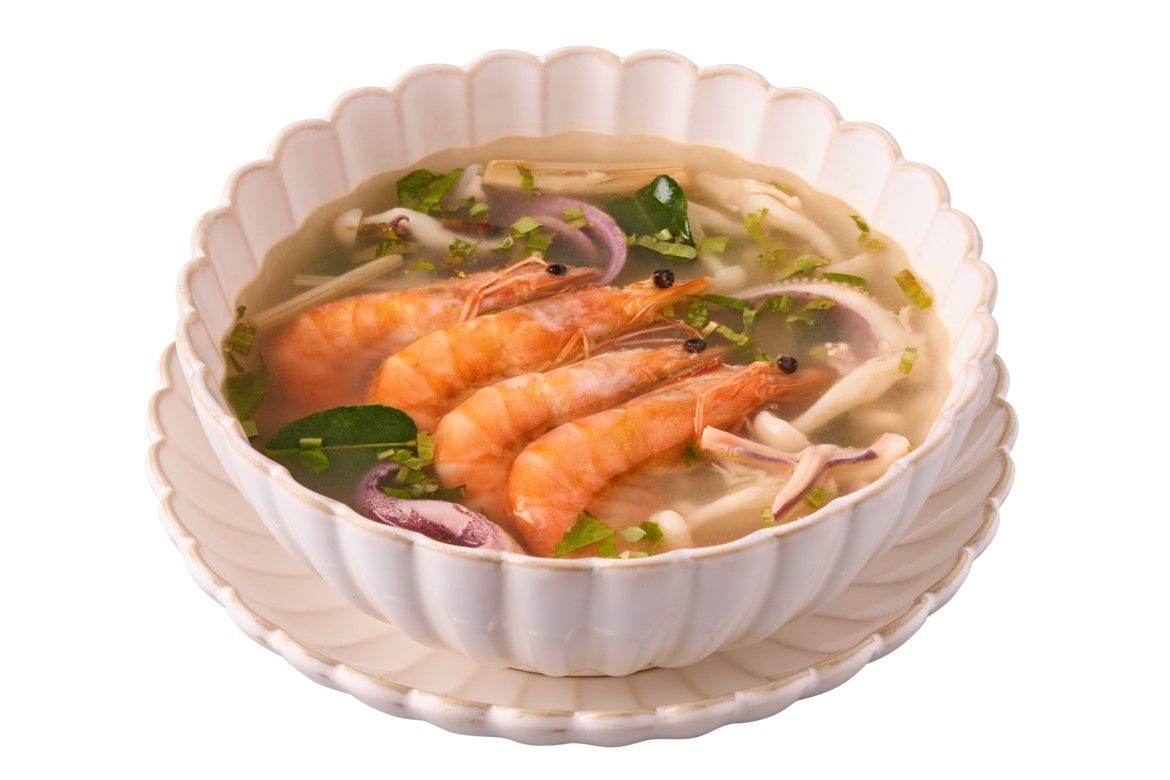青檸酸辣海鮮湯